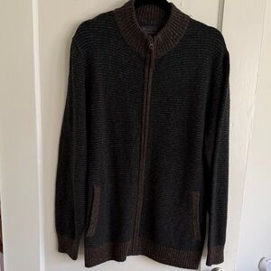 Pendleton Men's Wool Zip-Up Sweater
